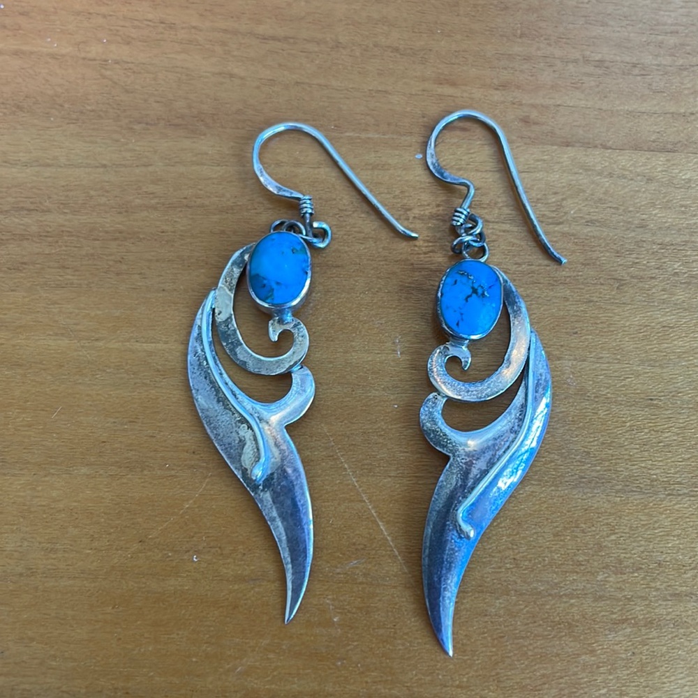 Sterling Silver Turquoise Earrings